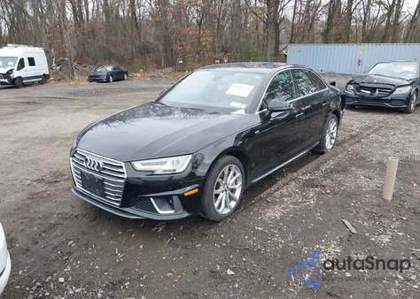 2019 Audi A4 45 Premium from USA, damaged, VIN WAUENAF47KN001141